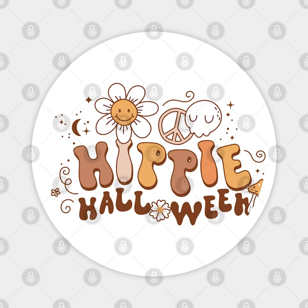 Hippie Halloween design Magnet by kuallidesigns